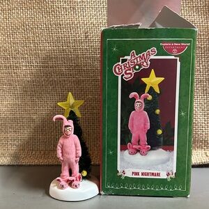 Pink Nightmare Department 56 missing an ear